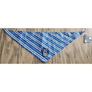 Bark Box S-M Ravenclaw Bandana Blue Stripes Harry Potter NWT